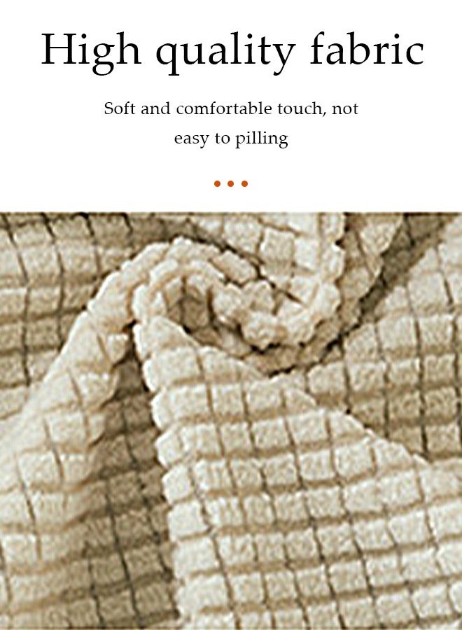 DUNISO Chair Cover,Office Chair Cover 1Pair Stretch Jacquard Office Computer Chair Seat Covers, Removable Washable Anti-dust Desk Chair Seat Cushion Protectors for Office Computer Chairs (Not chair Include) - Image 3