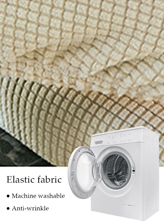 DUNISO Chair Cover,Office Chair Cover 1Pair Stretch Jacquard Office Computer Chair Seat Covers, Removable Washable Anti-dust Desk Chair Seat Cushion Protectors for Office Computer Chairs (Not chair Include) - Image 4