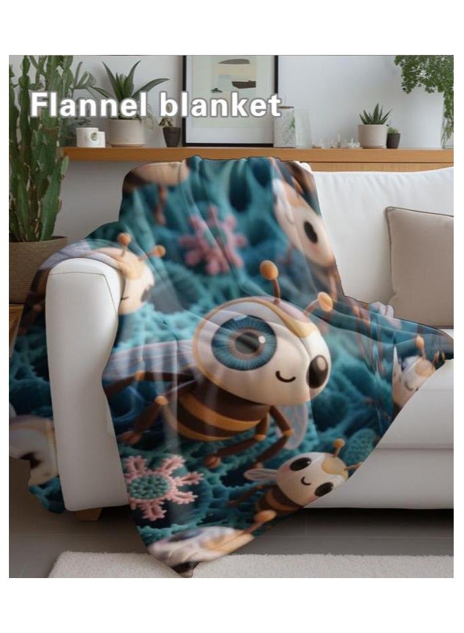 general Flannel thin blanket (warm and comfortable, suitable for sleep, gaming, dust removal and sandproof) 150cm*200cm - 910 - Image 4