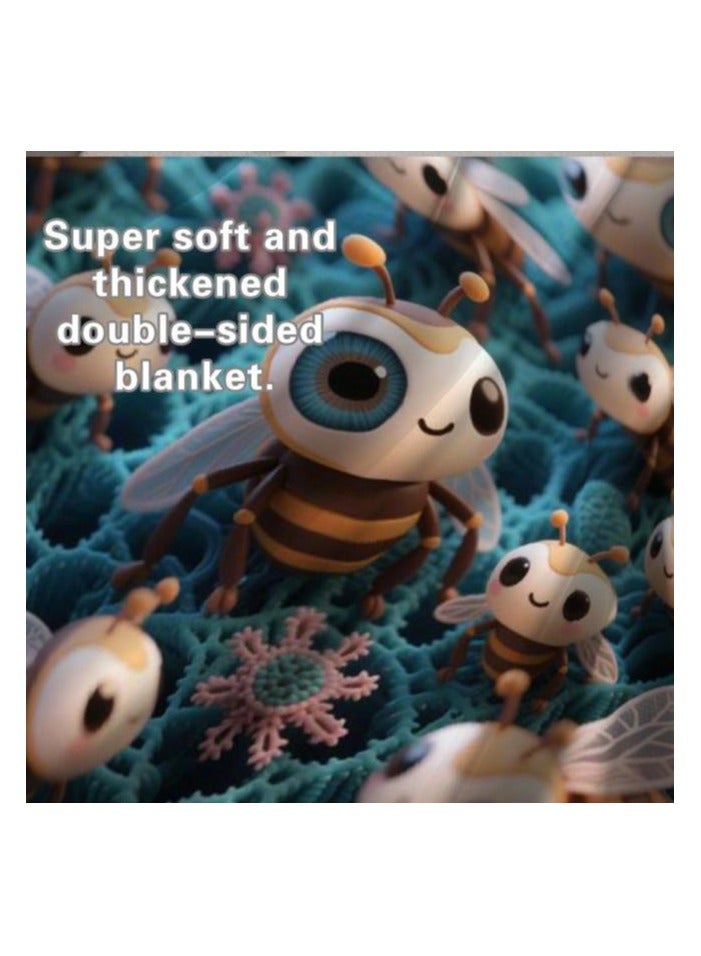 general Flannel thin blanket (warm and comfortable, suitable for sleep, gaming, dust removal and sandproof) 150cm*200cm - 910 - Image 5