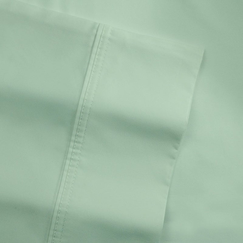 Pointehaven 500 Thread Count 100% Cotton Pillow Cases - Standard Size 30 x 20 Inches, Sage Set of 2 - Image 5
