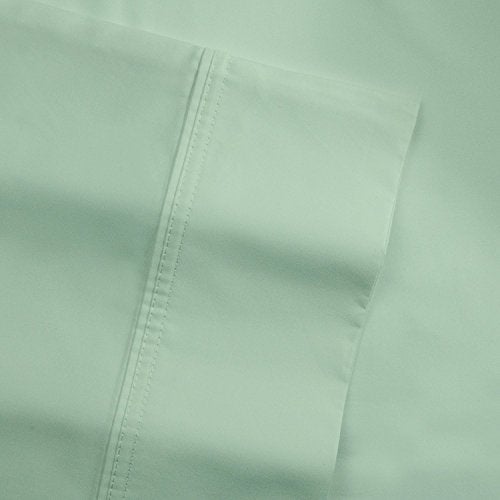 Pointehaven 500 Thread Count 100% Cotton Pillow Cases - Standard Size 30 x 20 Inches, Sage Set of 2 - Image 1