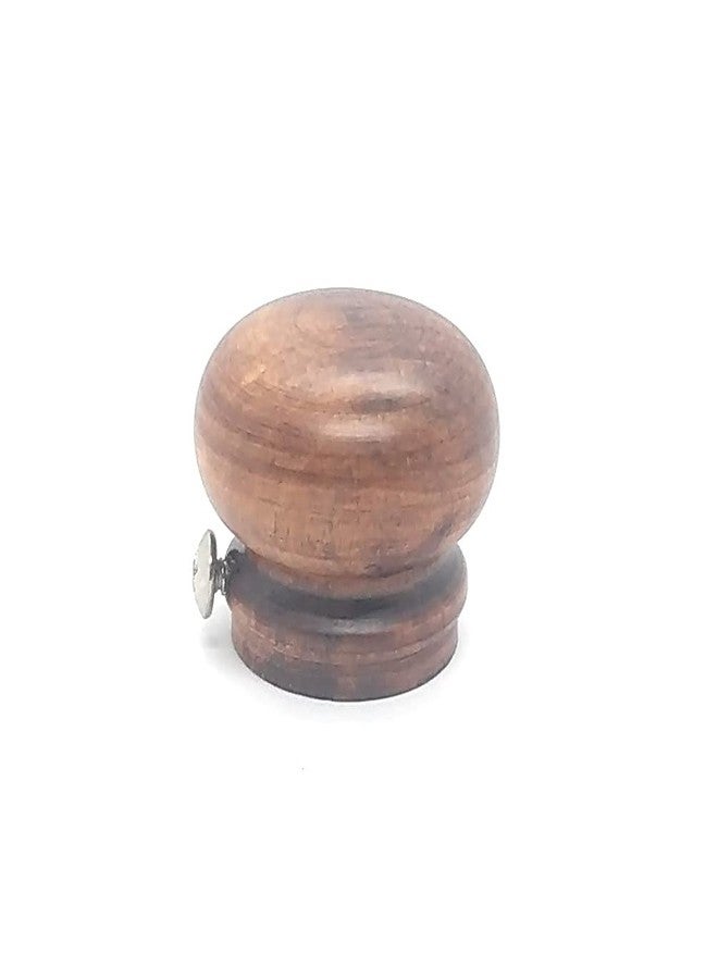 FAPBADRI Simple Curtain End Caps/Finials for a 1 inch Pipe/Rod, Wooden, 2 Pieces - Image 4