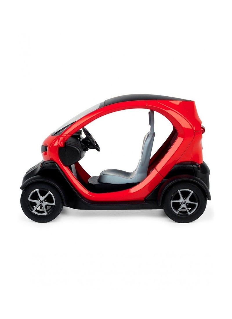 KinsFun 1:18 Scale Renault Twizy Pull Back Action Diecast Metal Toy Car  - Image 3