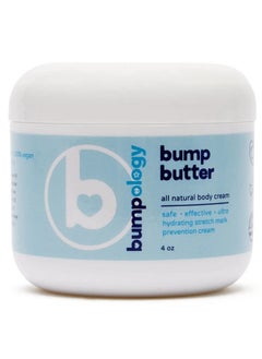 Bump Butter Stretch Mark Moisturize Cream ; 2In1 All Natural Belly Cream For Pregnancy ; Made In Usa ; Hydrating Stretchmark Body Cream Cocoa Butter Lotion ; Pregnancy Skin (4 Ounce (Pack Of 1))