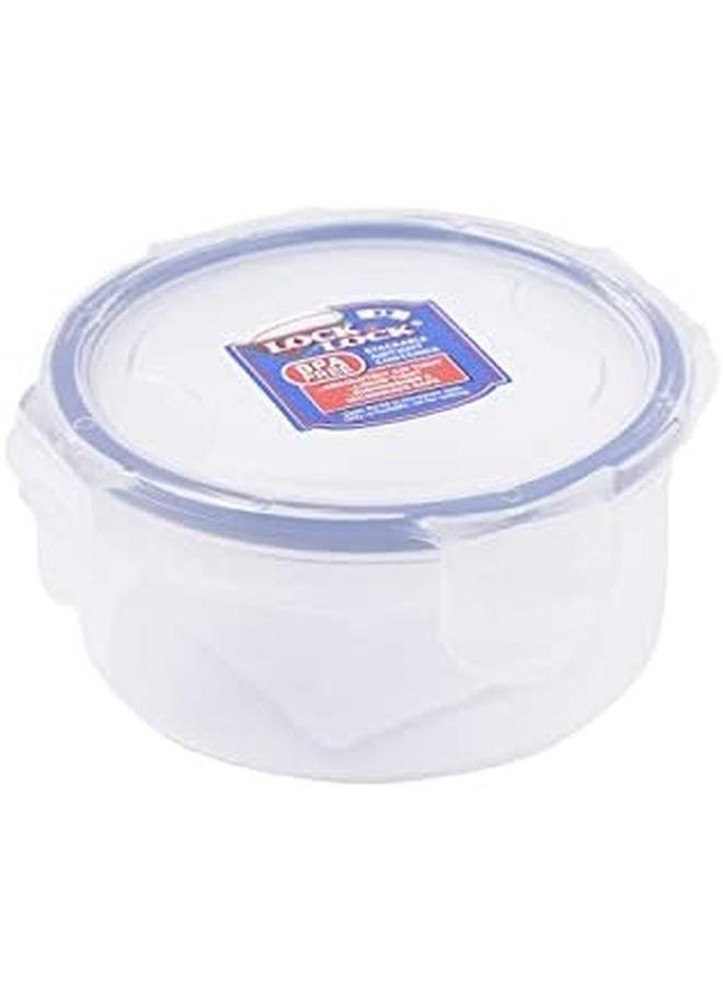 LocknLock - Food Container Hpl932 Clear Blue 300 Ml Single Round Polypropylene - Image 1