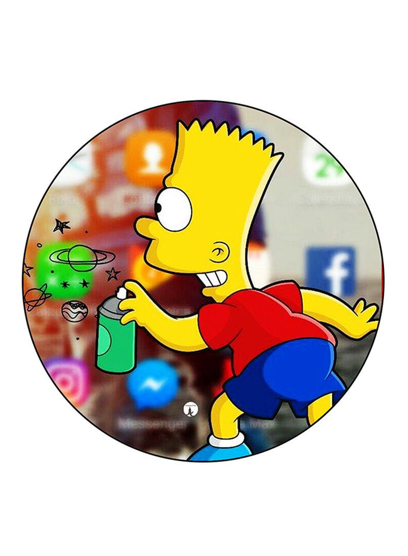 RKN Simpsons Printed Large Pin Multicolour - Image 1