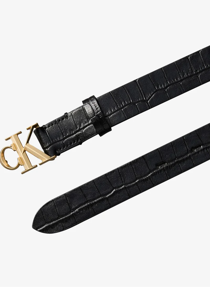 Calvin Klein  Leather Croc Effect Belt for Women | Best Price UAE
