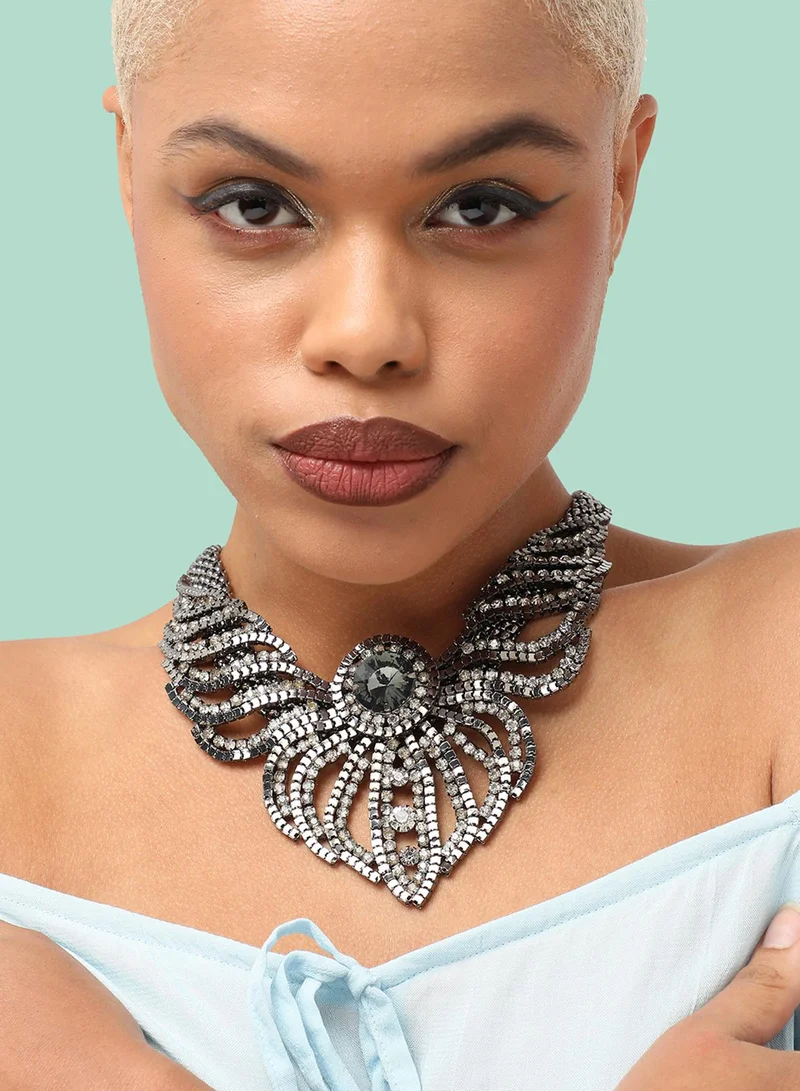 Sohi  Women's Black Necklace for Women | Best Price UAE