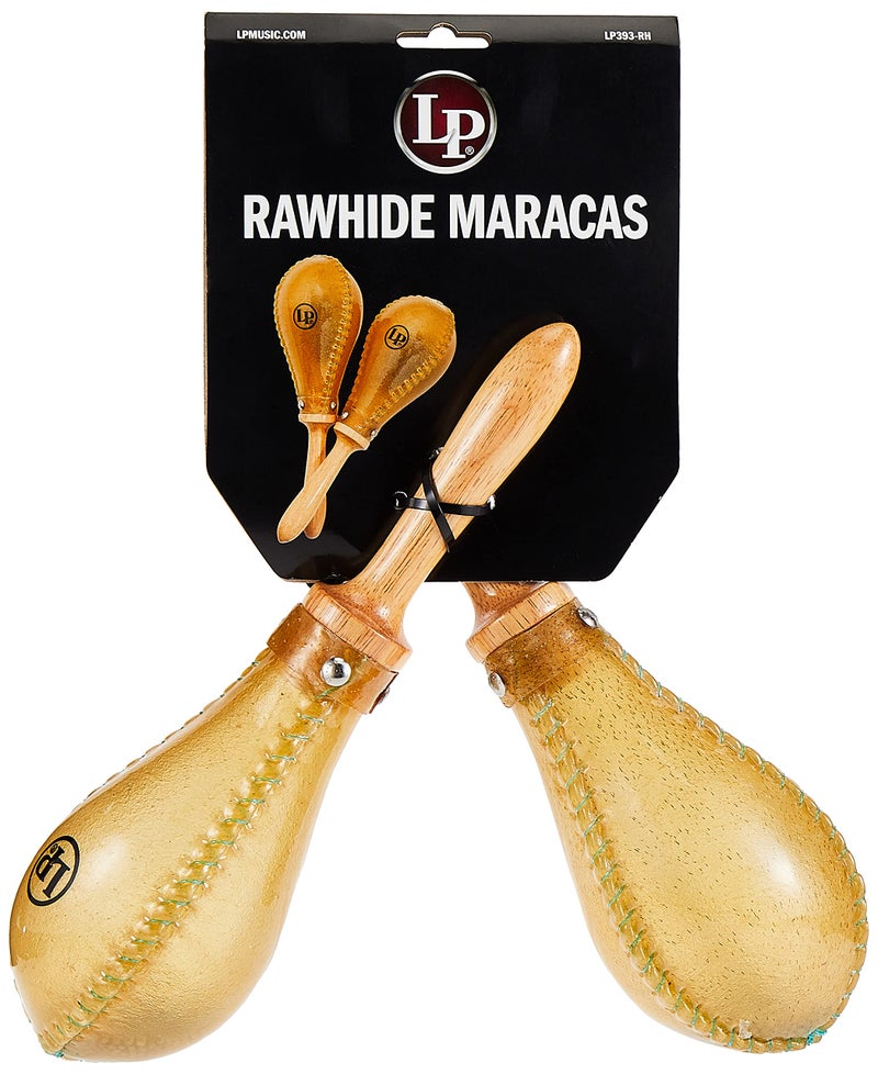 Latin Percussion LP393-RH Salsa Rawhide Maracas Nat'Rl - Image 5