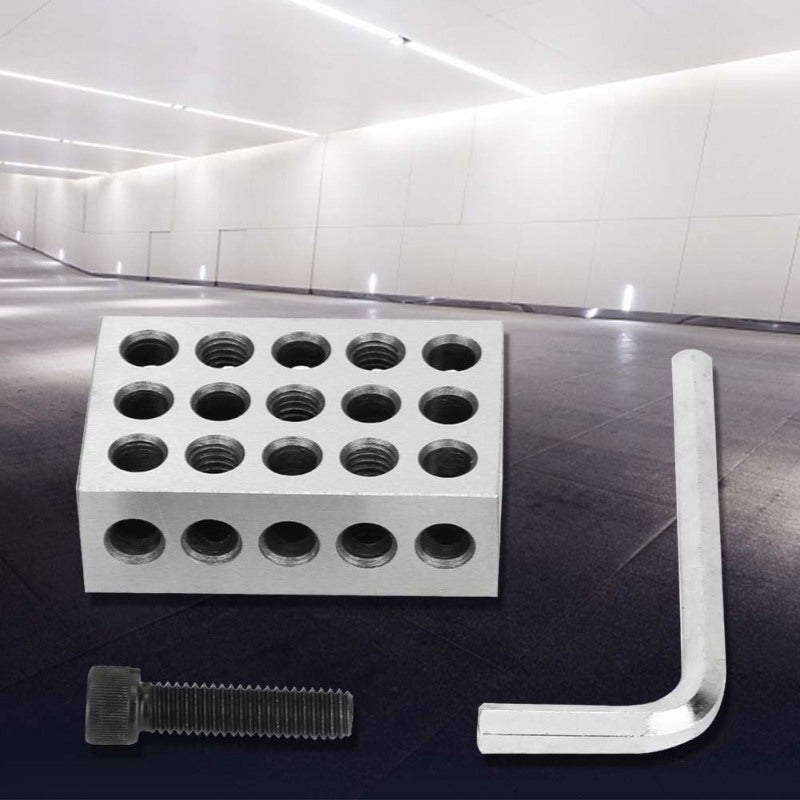 كتلة إعداد آلة طحن الفولاذ عالية الدقة بدقة 0.0001 بوصة - 23 فتحة لأعمال التخطيط والفحص - Image 3