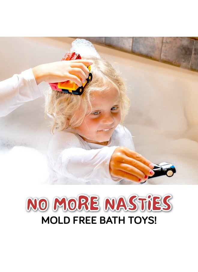 SplashEZ Mold Free Bath Toys For Babies & Toddlers, Car No Hole Bath Toys, Bath Toys No Mold For Tub, Beach, Pool, Bpa-Free, Safe, Fun Infant Baby Bath Toys No Holes 0 1-3 6 12 18 Months  - Image 3
