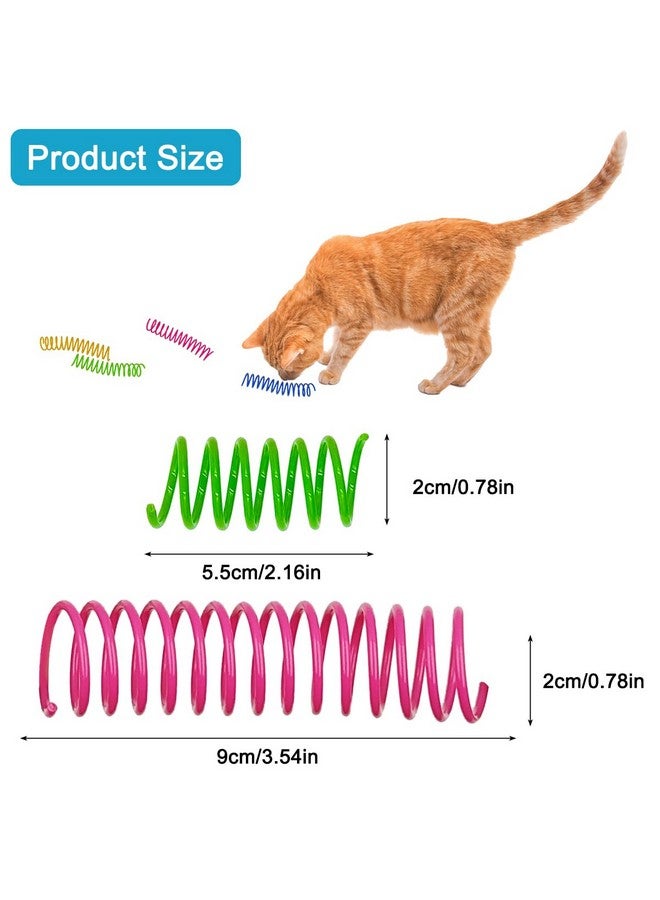 lyfLux 80 PCS Cat Spring, 2inch and 4inch Colorful Springs Cat for Hunting Practice and Pleasure Play - Image 3