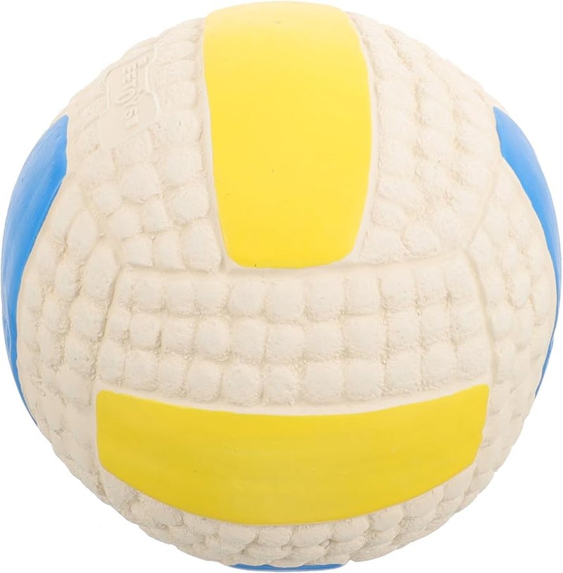 Interactive Squeaky Chew Ball 9 5cm For Small Dogs Puppies Teething Indoor Outdoor Play - Image 1
