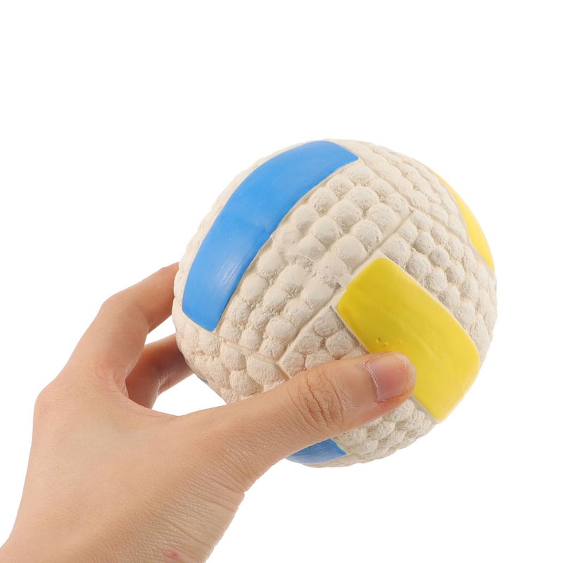 Interactive Squeaky Chew Ball 9 5cm For Small Dogs Puppies Teething Indoor Outdoor Play - Image 5