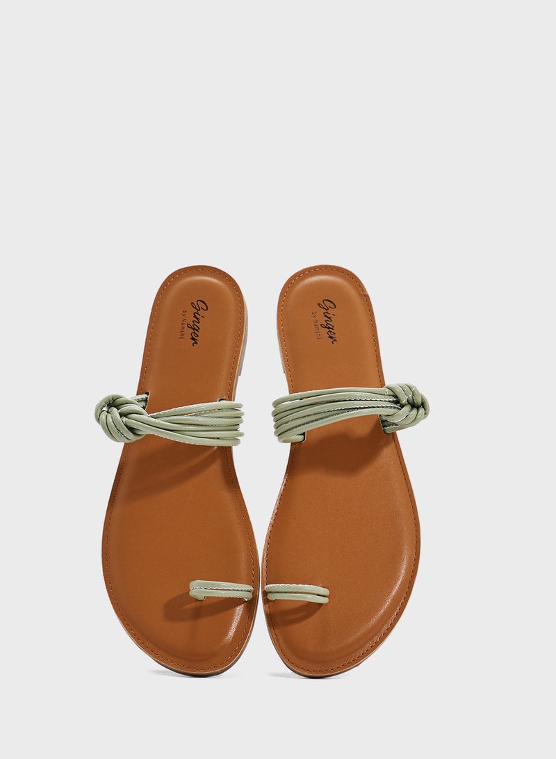 Ginger Casual Toe Post Sandal - Image 4