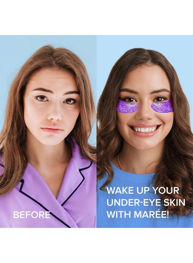 MAREE Eye Gels - Under Eye Patches for Puffy Eyes and Dark Circles with Natural Marine Collagen & Hyaluronic Acid - Anti-Aging Eye Masks for Face to Soothe Puffiness, Undereye Patches for Wrinkles - Image 3