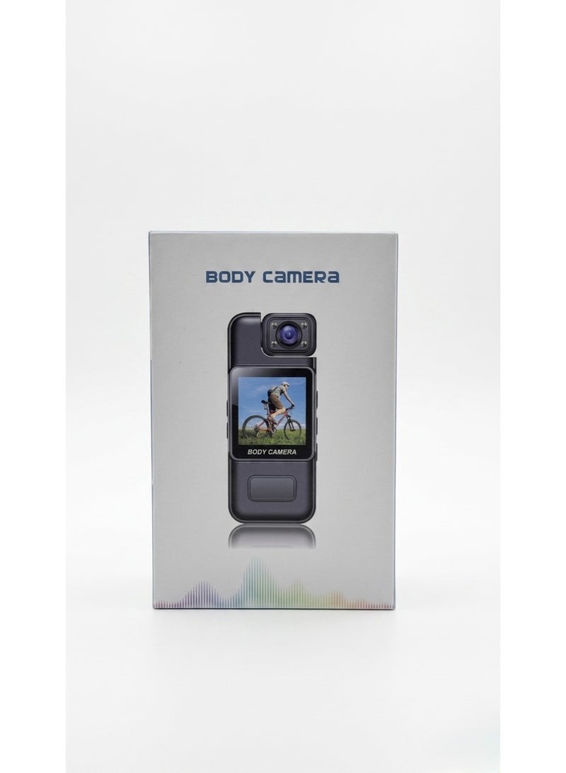 Full HD 1080P Body Camera with Infrared Night Vision & Motion Detection - Black - Image 1
