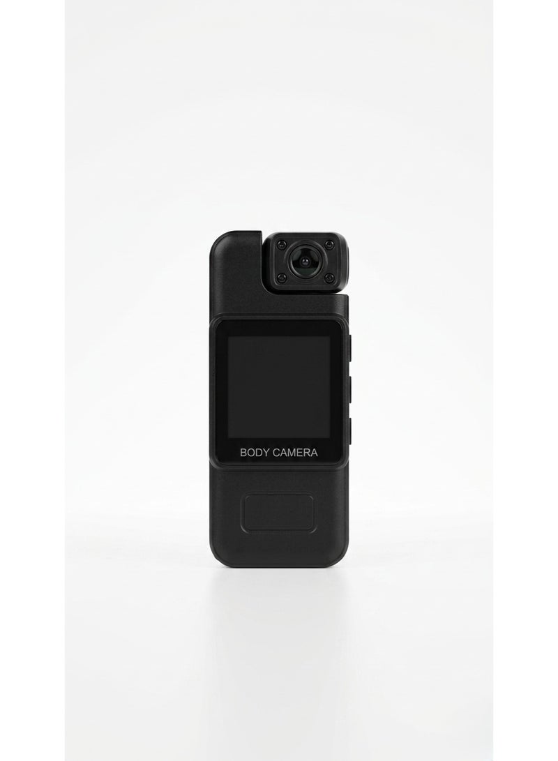 Full HD 1080P Body Camera with Infrared Night Vision & Motion Detection - Black - Image 2