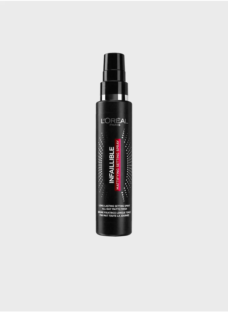 L'OREAL PARIS Infallible Mattifying setting spray