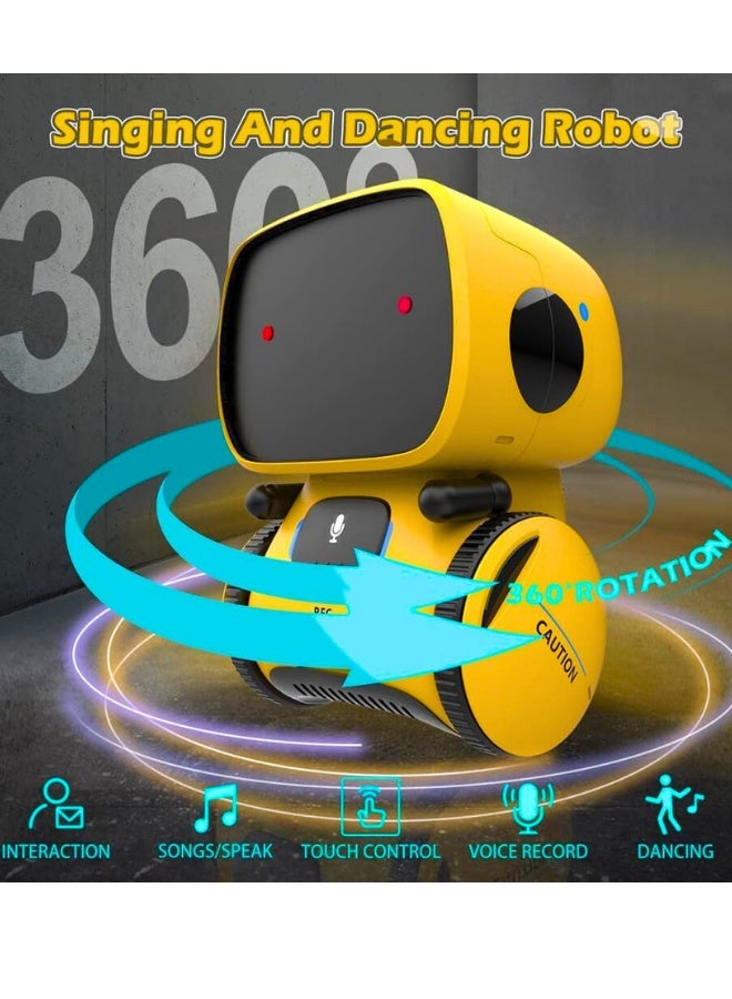 Kids Robot Toys For Kids 3-5 - Smart Talking Robots Intelligent Partner And Teacher With Voice Control And Touch Sensor, Singing, Dancing, Repeating, Gift For Boys And Girls Of Age 3 And Up - Image 3