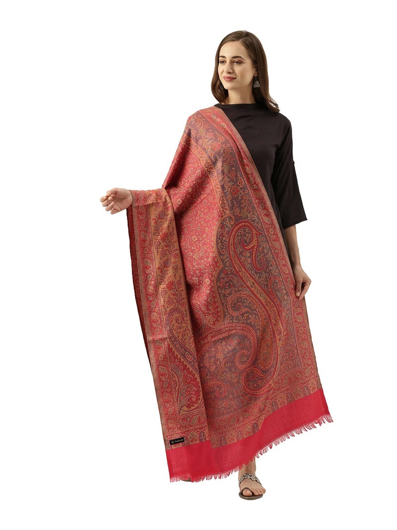 Pashmoda Women Shahnaz Antique Jamawar Shawl (Size: 101 X 203 CM) - Image 2