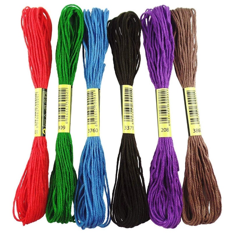DIY Crafts Pack Of 300x Pcs, Multi-Colour, Embroidery Floss Cross Stitch Thread Pac (Pack Of 300x Pcs, Multi-Colour) - Image 5