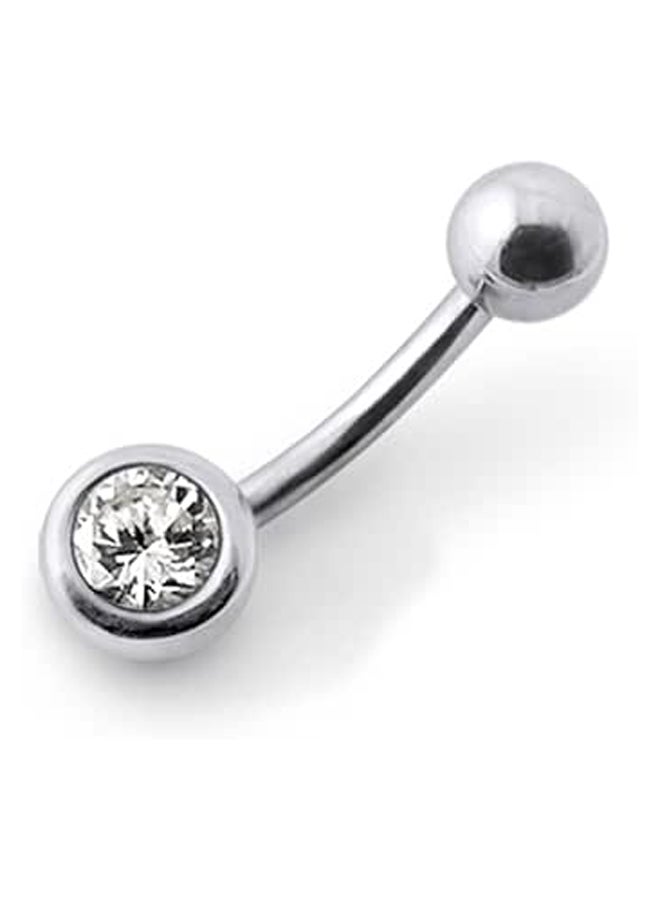 Sterling Silver Belly Bars Piercing - Image 1