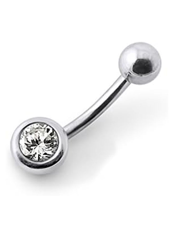 Sterling Silver Belly Bars Piercing - Image 2