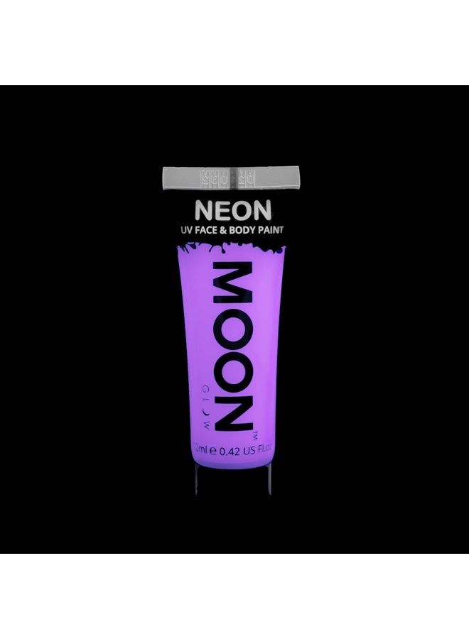 Moon Glow 0.42oz Blacklight Neon UV Face & Body Paint - Pastel Lilac - Image 1
