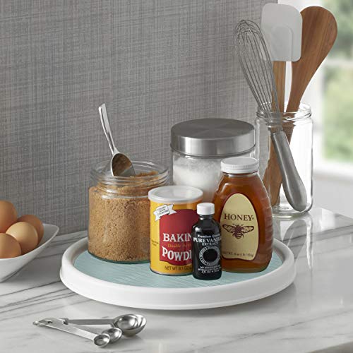 Copco Basics Non-Skid Pantry Cabinet Lazy Susan Turntable, 12-Inch, Blue - Image 5