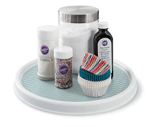 Copco Basics Non-Skid Pantry Cabinet Lazy Susan Turntable, 12-Inch, Blue - Image 2