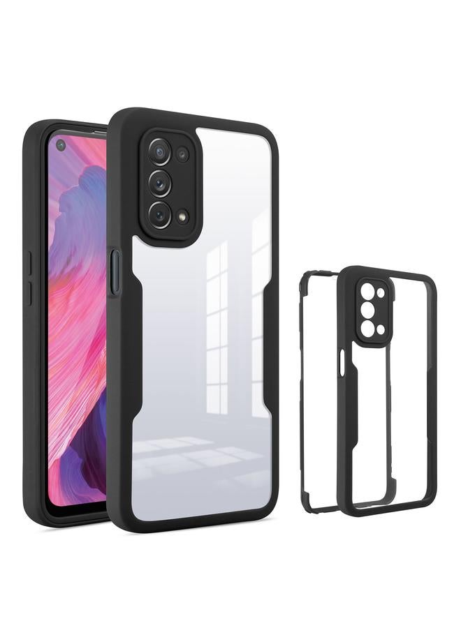 The Bros Case For OPPO A74 5G Acrylic + TPU 360 Degrees Full Coverage Phone Case
