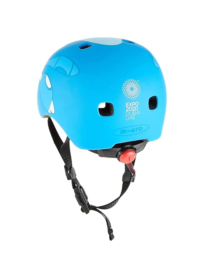 Micro Helmet Alif M (Expo 2020) Blue | Kids Helmet | Bike Helmets | Kick Scooter Helmets | Sports Helmet For Kids Boys And Girls Of Age 6 15 Years With Adjustable Straps - Image 3