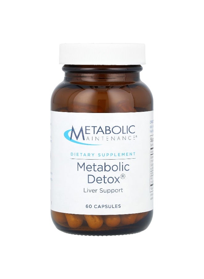 Metabolic Maintenance - Metabolic Maintenance, Metabolic Detox, 60 Capsules - Image 1
