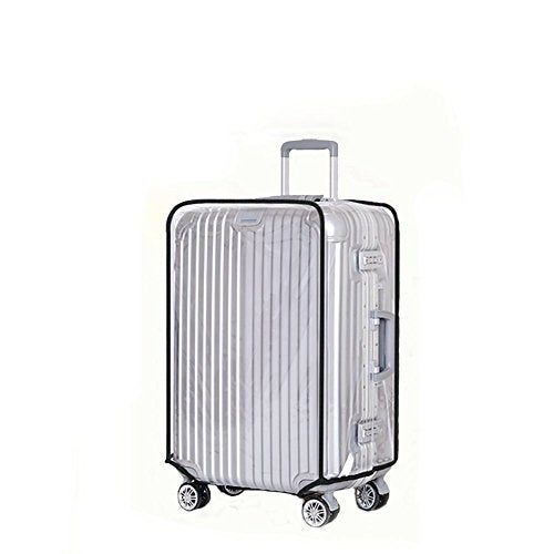 JenKin Luggage Protector Suitcase Cover PVC Waterproof Travel Suitcase Fits Most 20" to 30"（26" (16.9" L x 11.8" W x 26.8" H)） - Image 2