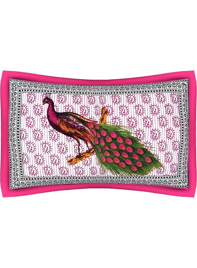 Urban Magic 104 TC Cotton Traditional Animal Print Pillow Covers  - Image 2