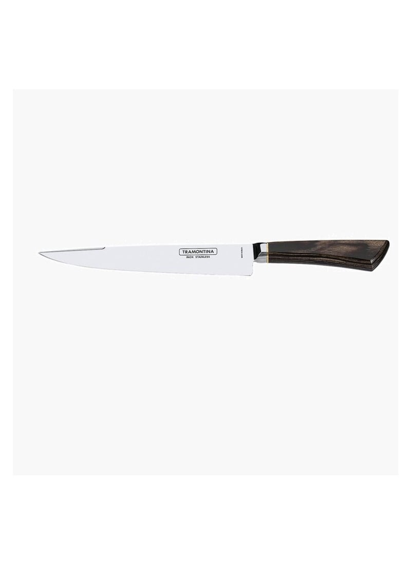 TRAMONTINA - Since 1911,Made in Brazil-  Steak Line 8 inches Forged Carving Knife Polywood Handle - Image 1