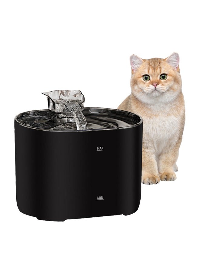 LAPET Cat Water Dispenser, Ultra quiet Pump, 2.2L Automatic Circulating Flow Water Fountain Filtration, Intelligent Multiple Pets Water Dispenser  - Image 1