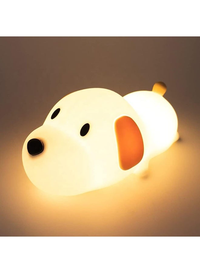 kids night light for puppies nursery lamp silicone baby kids animal night light for boys girls soft night light for bedroom cute night light for kids room gift for kids - Image 1