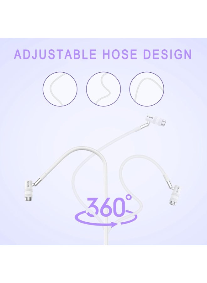 IOLITE مصباح الرموش UV (أبيض) مصباح احترافي لعلاج الرموش UV/LED بدون سلك قابل لإعادة الشحن ضوء UV لتمديد الرموش تجفيف سريع للصمغ تطبيق آمن لفناني الرموش الصالونات Iuvllw - Image 5
