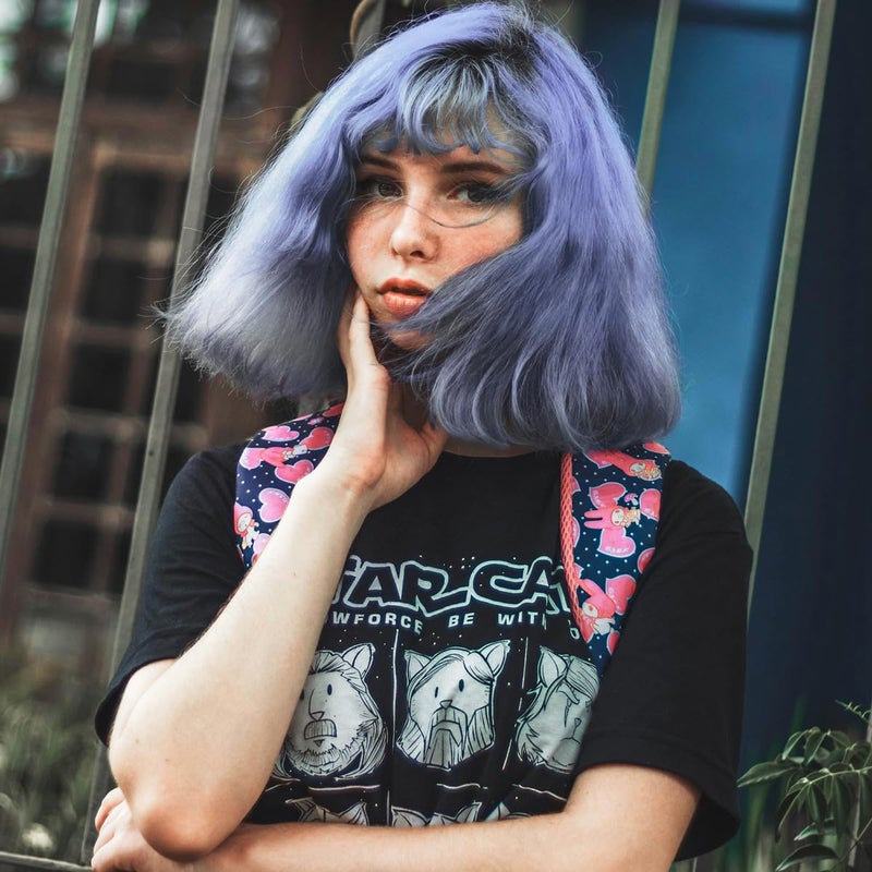 ARCTIC FOX Vegan and Cruelty-Free Semi-Permanent Hair Color Dye (8 Fl Oz, PERIWINKLE) - Image 3