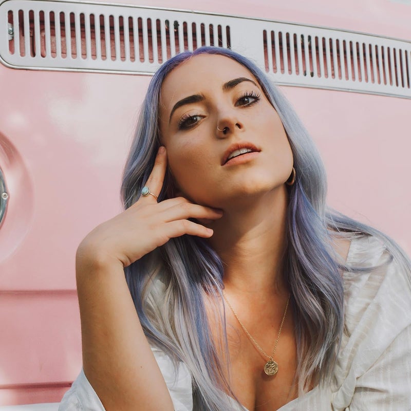 ARCTIC FOX Vegan and Cruelty-Free Semi-Permanent Hair Color Dye (8 Fl Oz, PERIWINKLE) - Image 2