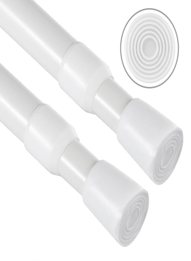 OEH Upgrade Tension Rod, OEH Tension Rods, No Drilling Rustproof Tension curtain rod, Spring Adjustable Tension Rods for Window, Bathroom, Closet, Kitchen, Doorway, 0.9" Diameter (22"to 35"-2PCS) - Image 1
