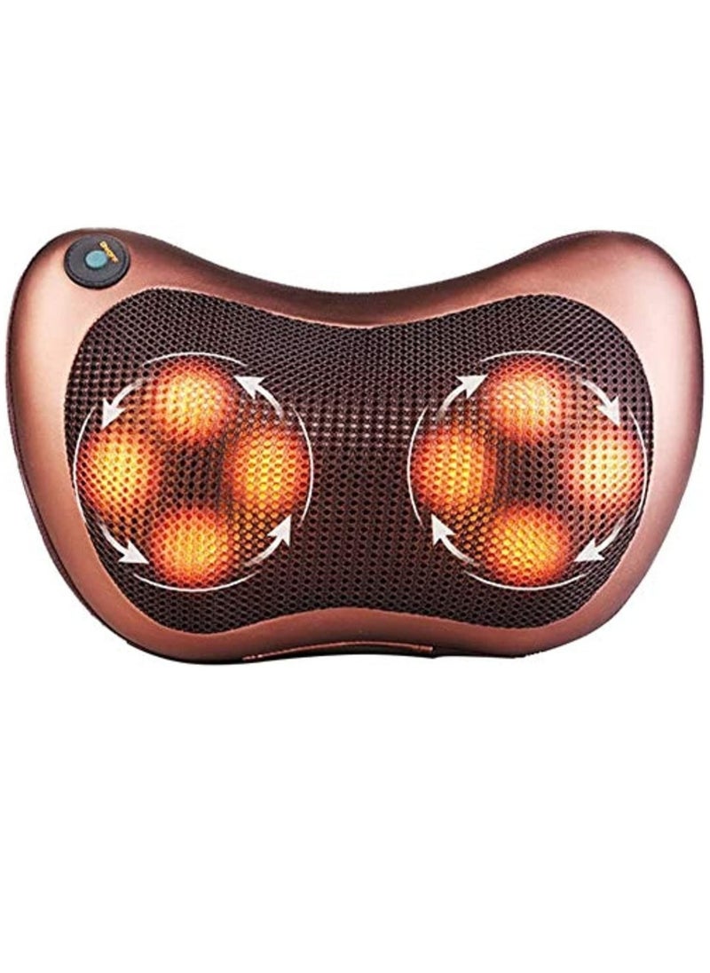 ELTRAZONE Neck Massage Pillow And Shoulders Legs Back Massager Relaxation By 8 Head With Magnet Vibrator Electric Heating Kneading Therapy  - Image 1