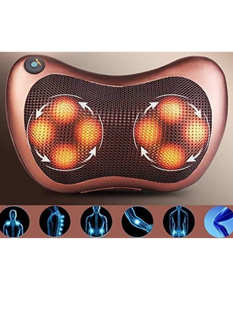ELTRAZONE Neck Massage Pillow And Shoulders Legs Back Massager Relaxation By 8 Head With Magnet Vibrator Electric Heating Kneading Therapy  - Image 2