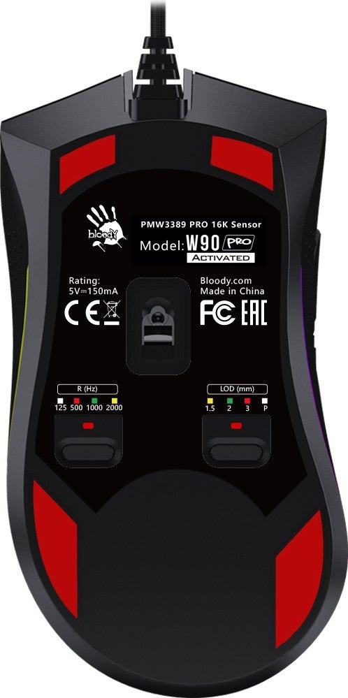 W90 Pro Black, 16.0000 Cpi Sensor, RGB, 10 Keys, Metal Feet, Ultra Core 3&4 Aktifgaming (Gaming) Mouse