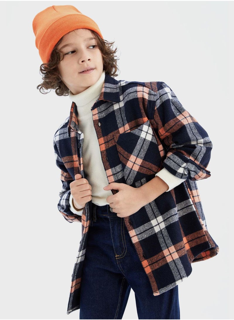 DeFacto Kids Checks Shirt  - Image 1