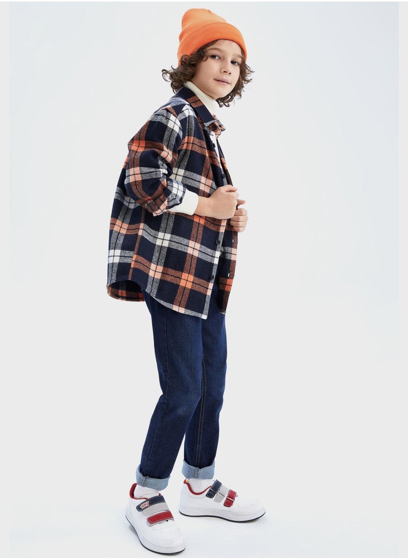 DeFacto Kids Checks Shirt  - Image 4