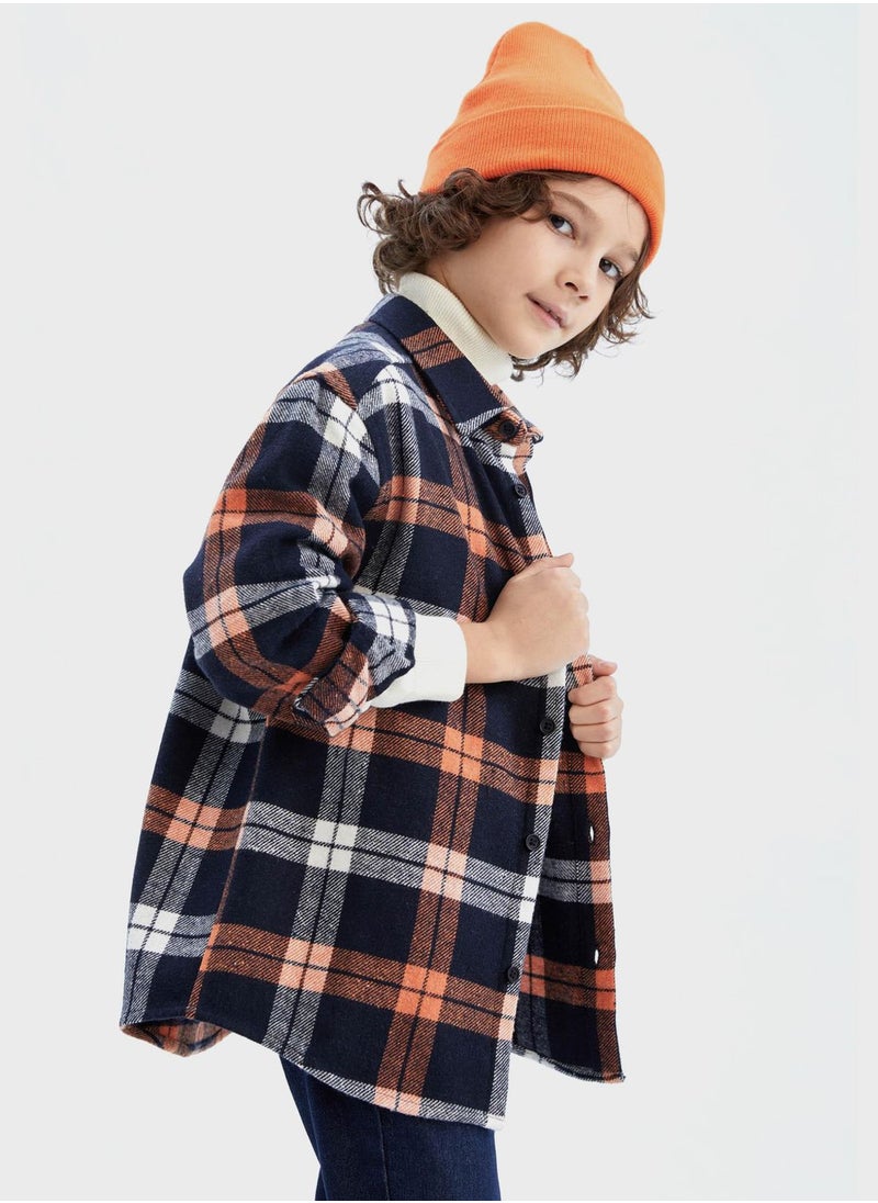 DeFacto Kids Checks Shirt  - Image 2